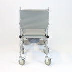 NRS Healthcare Wheeled Commode/Over Toilet Chair with Padded Seat and Back S30063 - Height Adjustable - Damaged Box