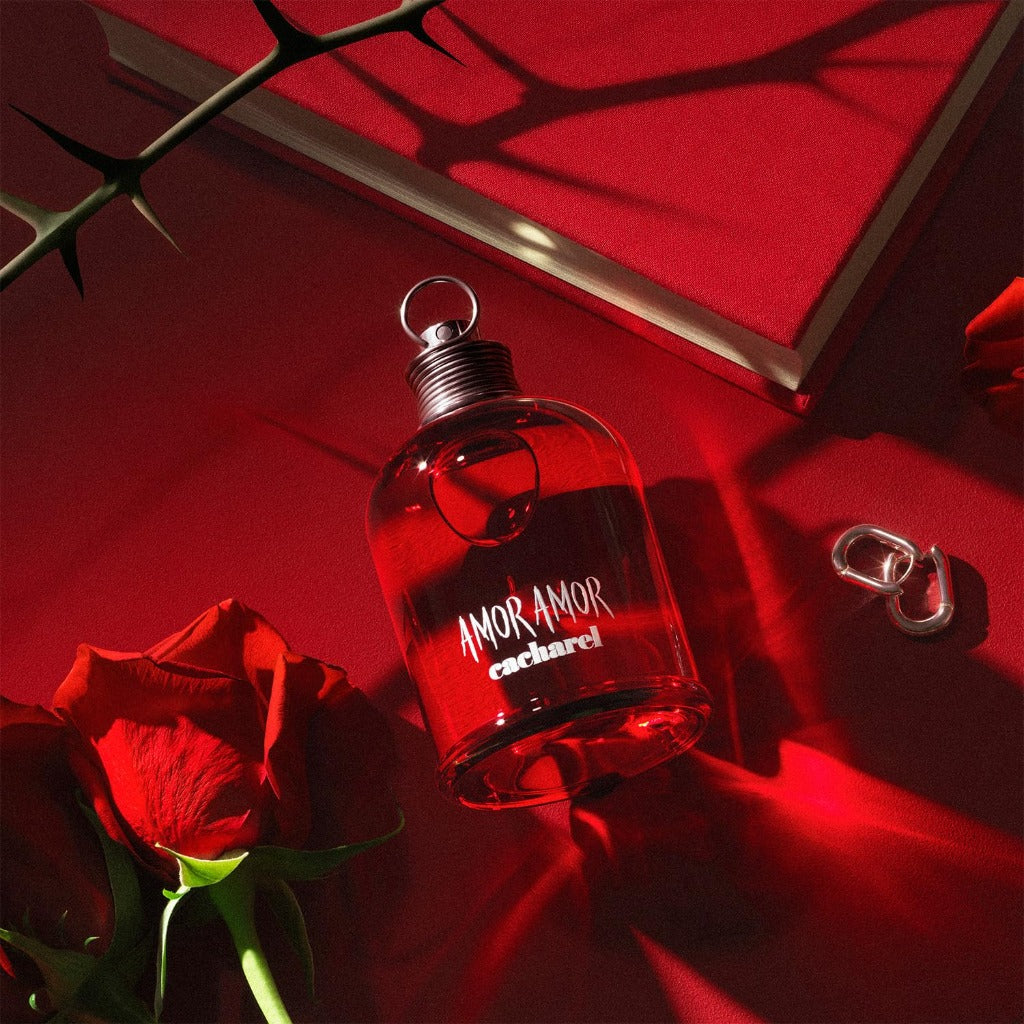 Cacharel Amor Amor Eau de Toilette for Women 100ml Spray - Floral Fruity Scent - Damaged Box