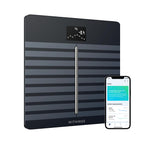 WITHINGS Body Scan - Smart Scale with Segmental Body Composition Analysis BIA, Weighing Scales Body Weight & Vascular Age, Visceral Fat, Heart Rate, iOS/Android, Beige