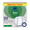 ABENA San Premium Mens & Womens Incontinence Pads, Breathable & Comfortable, Fast Absorption, Discreet & Effective Shaped Incontinence Pads for Men/Women - Premium 9, 2400ml Absorbency, 4x 28PK - Damaged Box