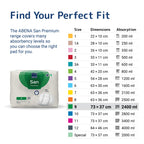 ABENA San Premium Mens & Womens Incontinence Pads, Breathable & Comfortable, Fast Absorption, Discreet & Effective Shaped Incontinence Pads for Men/Women - Premium 9, 2400ml Absorbency, 4x 28PK - Damaged Box