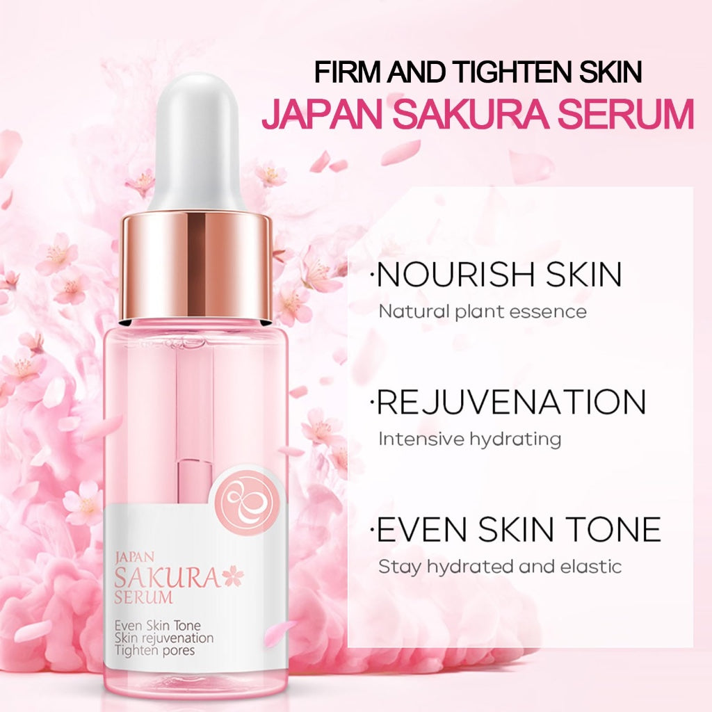 Skin Care For Teenage Girls,Cherry Blossom Skincare Sets Teen Skincare Set,Pamper Sets For Women Gifts,Skin Care Sets & Kits Face Serum,Face Cream,Sleep Mask (One Size, Sakura-Moisturizing Kit)