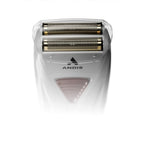 Andis ProFoil Lithium Titanium Foil Shaver - Cord/Cordless, Dual Voltage, Waterproof - Grey