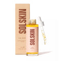 SOLSKIN Tanning Drops for Face & Body Custom Glow with Hyaluronic Acid & Papaya, Mix into Skin Care or Moisturiser for Gradual Fake Tan, Dermatologist-Tested for Sensitive Skin, Vegan, 25ml - Damaged Box