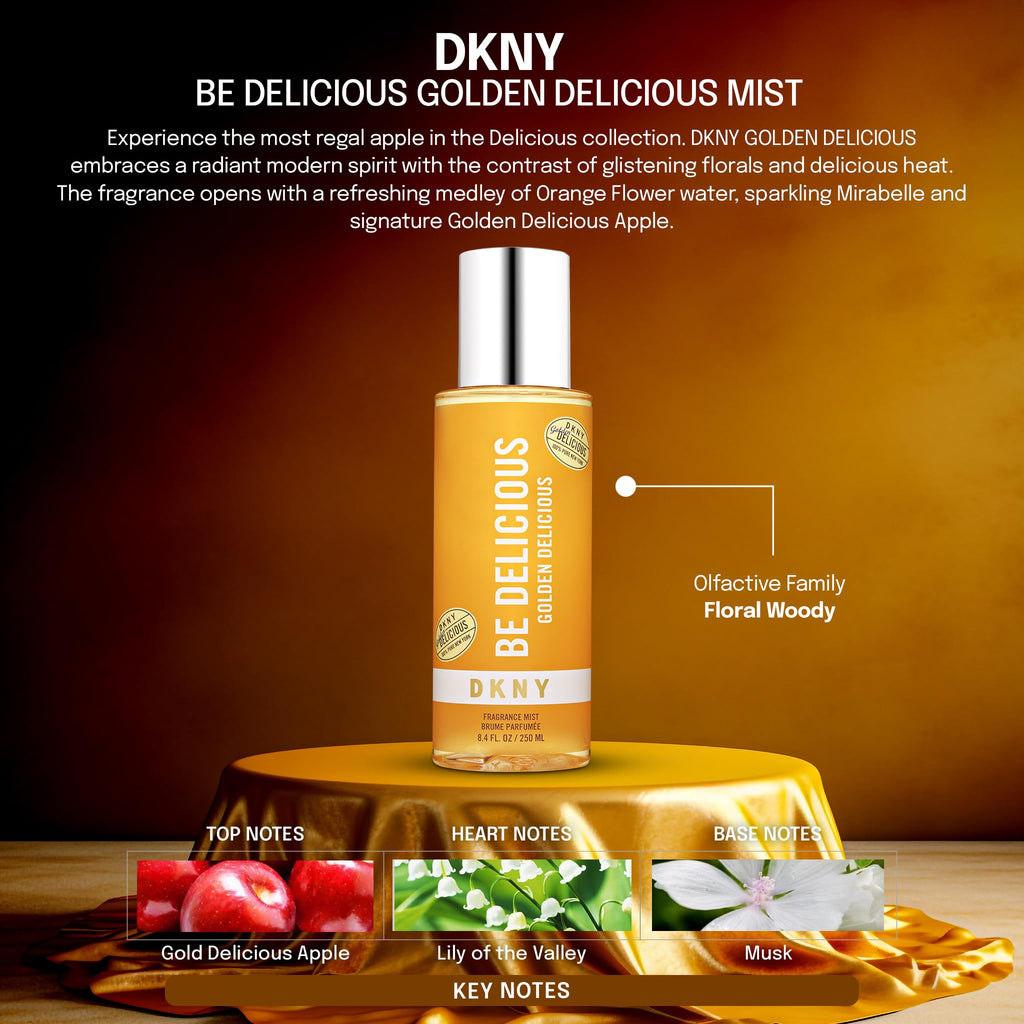 DKNY Golden Delicious Body Mist, 250ml - New