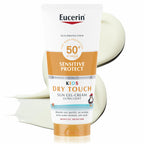 Eucerin Sun Kids Sensitive Protect SPF50+ Sun Cream 200ml - UVA/UVB, Water-Resistant Gel-Cream for Children's Skin