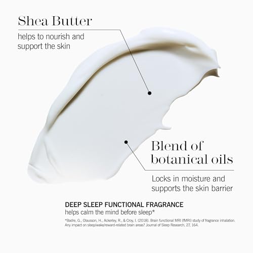 This Works Deep Sleep Body Cocoon, 100 ml - Body Lotion with Soothing Shea Butter to Support Dry Skin - Nourishing Body Moisturiser Infused with Lavender and Camomile Essential Oils for Restful Sleep - Damaged Box