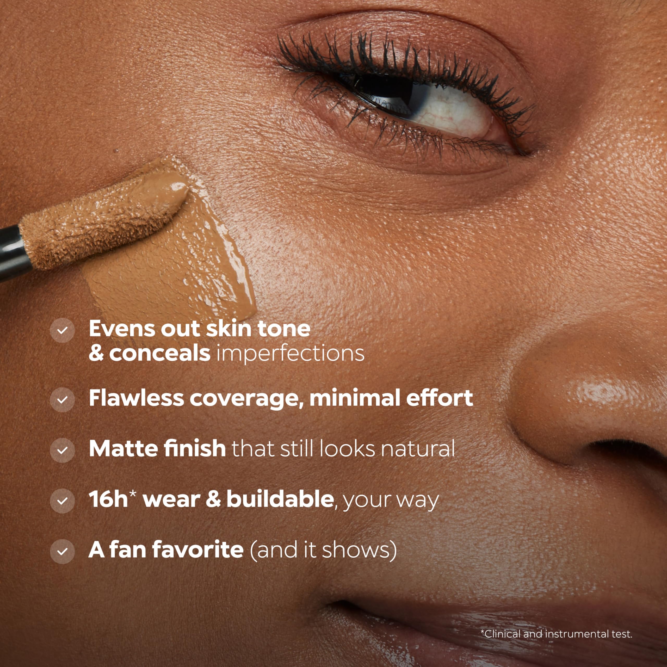 KIKO Milano Full Coverage 2-in-1 Foundation & Concealer 02 - WR 10, 2 In 1 Foundation And Concealer, Superior Coverage - New