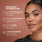 KIKO Milano Full Coverage 2-in-1 Foundation & Concealer 02 - WR 10, 2 In 1 Foundation And Concealer, Superior Coverage - New
