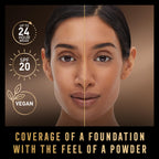Max Factor Facefinity Compact Foundation - 001 Porcelain - 10g - SPF 15 Pressed Powder - New