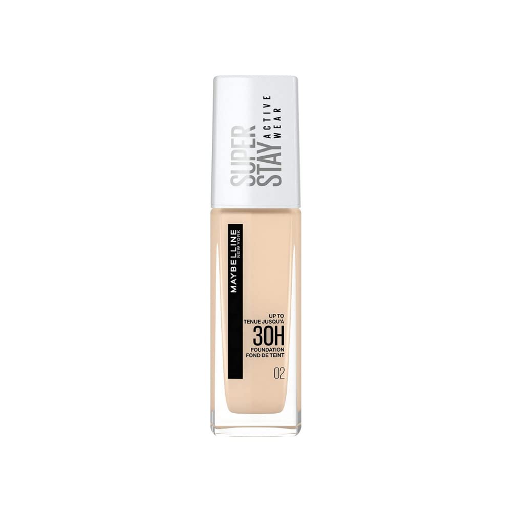MAYBELLINE 893-32458 Superstay Activewear 30H Foundation 28-soft Beige 30 ml for adults, designed for polished makeup and nail looks, 30 ml - Damaged Box
