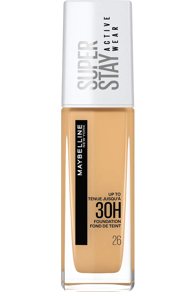 MAYBELLINE 893-32458 Superstay Activewear 30H Foundation 28-soft Beige 30 ml for adults, designed for polished makeup and nail looks, 30 ml - Damaged Box