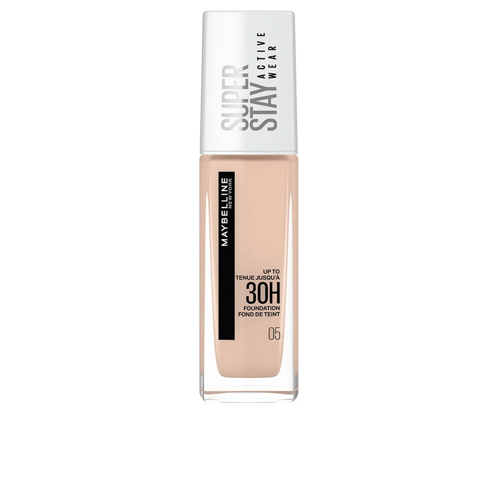 MAYBELLINE 893-32458 Superstay Activewear 30H Foundation 28-soft Beige 30 ml for adults, designed for polished makeup and nail looks, 30 ml - Damaged Box