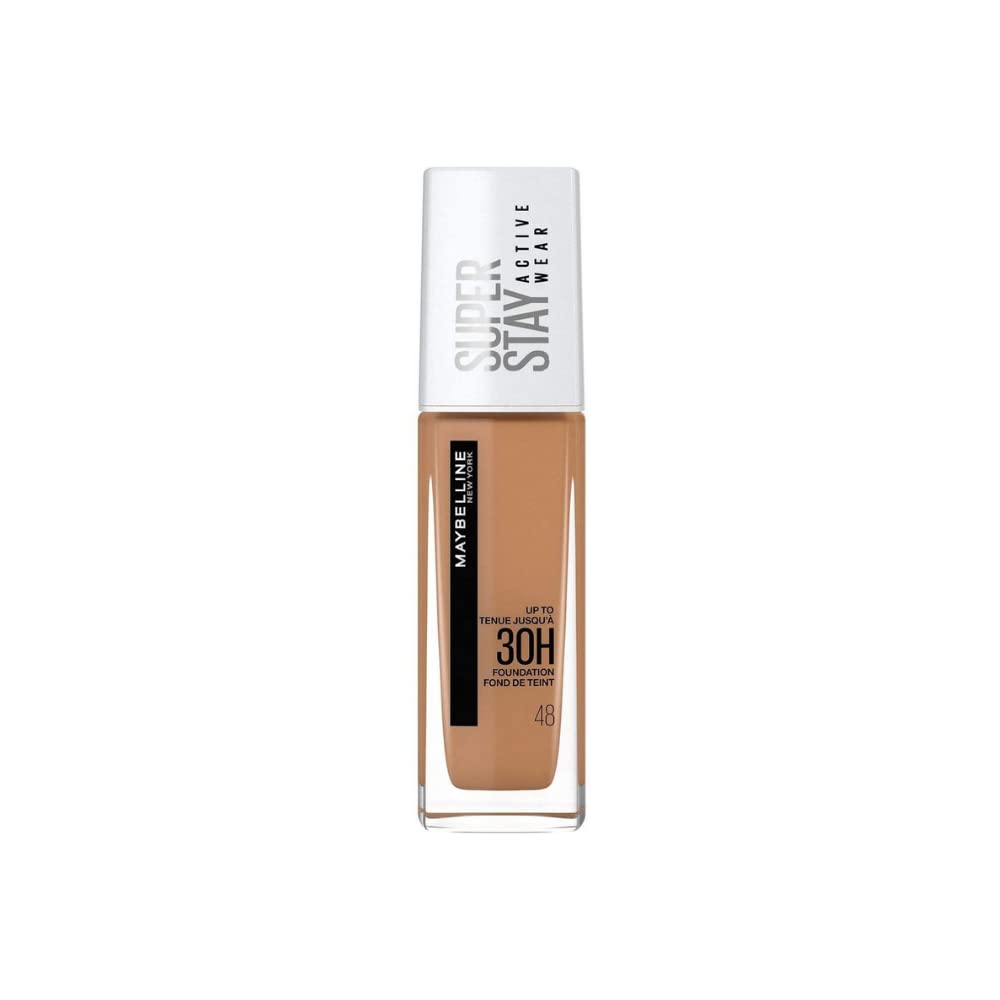 MAYBELLINE 893-32458 Superstay Activewear 30H Foundation 28-soft Beige 30 ml for adults, designed for polished makeup and nail looks, 30 ml - Damaged Box