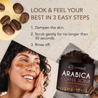 O Naturals Coffee Arabica Exfoliating Dead Sea Salt Body Scrub. 100% Natural Detoxifying, Battles Cellulite, Wrinkles, Stretch Marks & Varicose Veins. Enriched w/Sea Buckthorn. Vegan 250 ml - New