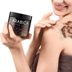 O Naturals Coffee Arabica Exfoliating Dead Sea Salt Body Scrub. 100% Natural Detoxifying, Battles Cellulite, Wrinkles, Stretch Marks & Varicose Veins. Enriched w/Sea Buckthorn. Vegan 250 ml - New