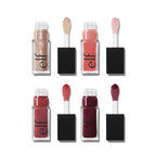e.l.f. Glow Reviver Quad Goals Lip Oil Kit - 4 Shades (Pink Quartz, Rose Envy, Jam Session, Crystal Baller)- Hydrating Sheer Colour, Vegan & Cruelty-Free Lip Gloss Set