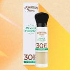 Hawaiian Tropic Mineral Protection Sunscreen Powder SPF 30 UVA plus UVB Protection, Make Up Compatible, Zinc Oxide Filters, Water Resistant, Vegan - New