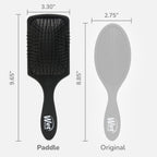 Wet Brush Paddle Detangle Brush, Black Frost, Ultra Soft IntelliFlex Detangle Brush with AquaVent Design, Distributes Hair Treatments Evenly, Slides Easily Through Tangles, Suitable for - Damaged Box