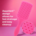 Wet Brush Paddle Detangle Brush, Black Frost, Ultra Soft IntelliFlex Detangle Brush with AquaVent Design, Distributes Hair Treatments Evenly, Slides Easily Through Tangles, Suitable for - Damaged Box