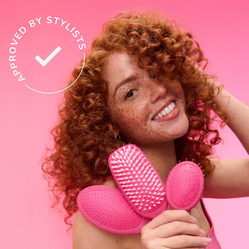 Wet Brush Paddle Detangle Brush, Black Frost, Ultra Soft IntelliFlex Detangle Brush with AquaVent Design, Distributes Hair Treatments Evenly, Slides Easily Through Tangles, Suitable for - Damaged Box