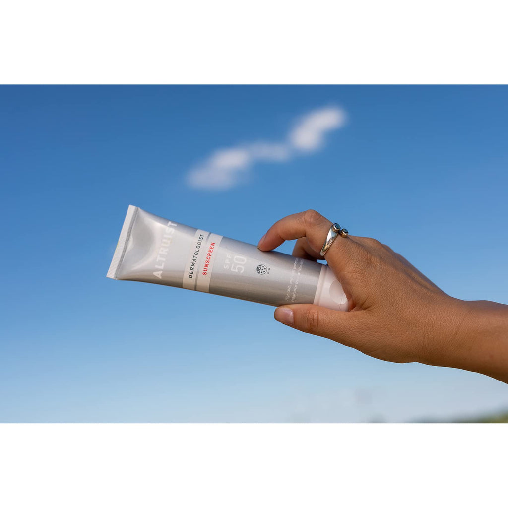 Altruist Dermatologist Sunscreen SPF 50 - 5-Star UVA - Sensitive Skin - Dr Andrew Birnie - 2 x 100ml Twin Pack - Damaged Box