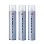 Wella Performance Hair Spray 3 x 500ml - Professional Styling Fixative - Damaged Box