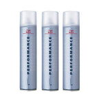 Wella Performance Hair Spray 3 x 500ml - Professional Styling Fixative - Damaged Box