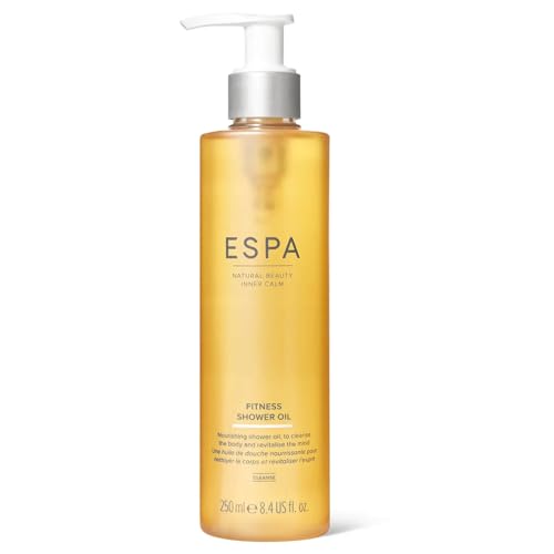 ESPA Energising Bath & Shower Gel 250ml | Peppermint, Eucalyptus & Rosemary | Foaming Gel with Fatigue Fighting Aroma | Refreshing & Reinvigorating | Aromatherapy | Vegan Friendly - New