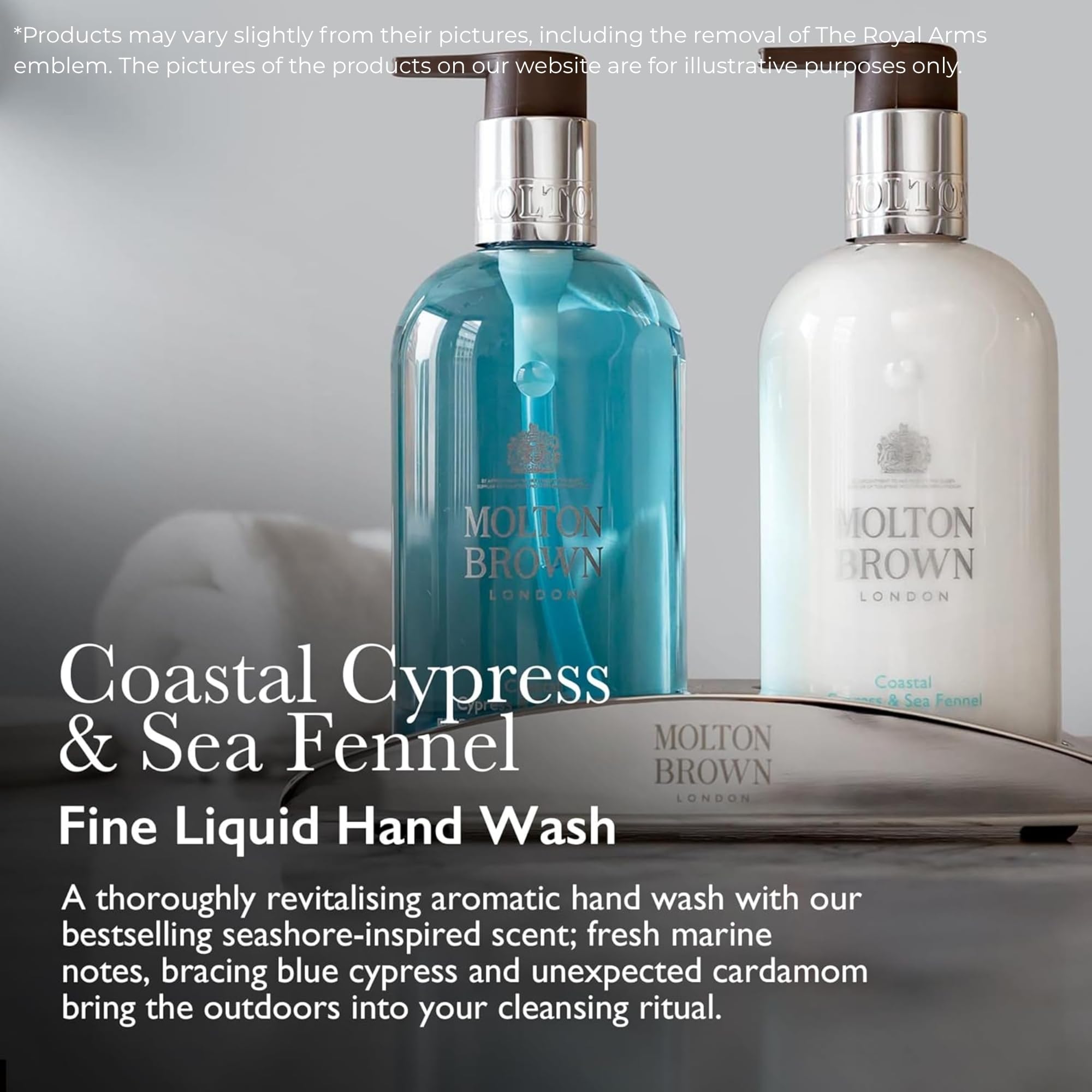 Molton Brown Coastal Cypress & Sea Fennel Fine Liquid Hand Wash 300 ml - Damaged Box