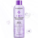 Glamonade Acetone Ultra-Powerful Nail Polish Remover: Professional Soak off Gel Nail Polish Remover Enriched with Natural Grape Seed Oil Acrylic Nail Glue Dip Powder for Home Salon 8 Fl Oz - New