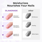 Glamonade Acetone Ultra-Powerful Nail Polish Remover: Professional Soak off Gel Nail Polish Remover Enriched with Natural Grape Seed Oil Acrylic Nail Glue Dip Powder for Home Salon 8 Fl Oz - New