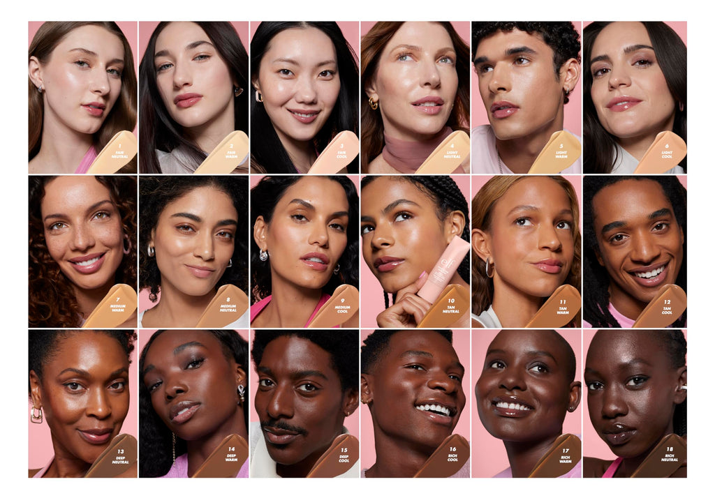 e.l.f. Halo Glow Skin Tint SPF 50, Tinted Moisturiser For Light, Buildable Coverage, Creates A Natural Glow, Vegan & Cruelty-Free, 4 Light Neutral - New