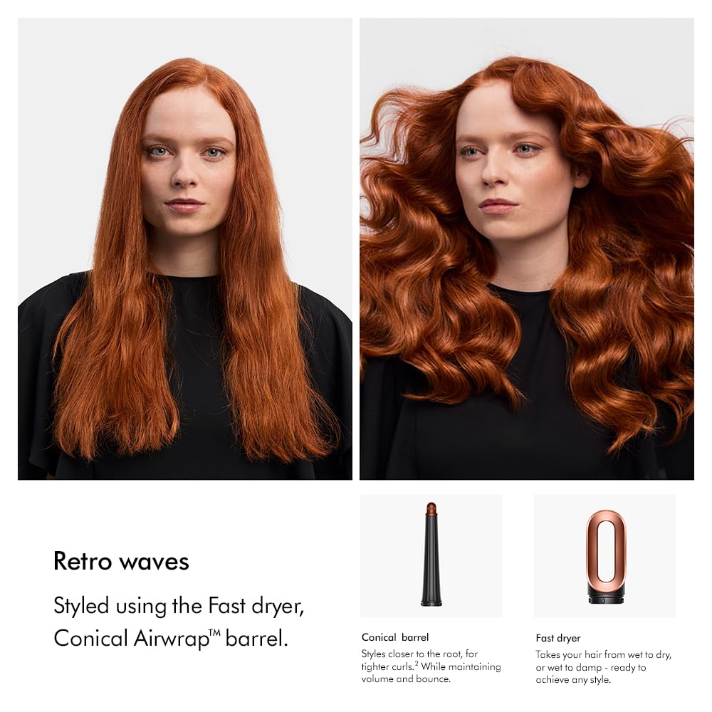 Dyson Airwrap Multi-Styler & Dryer - Straight + Wavy, Amber Silk Edition, Hair Styling Tool - Very Good