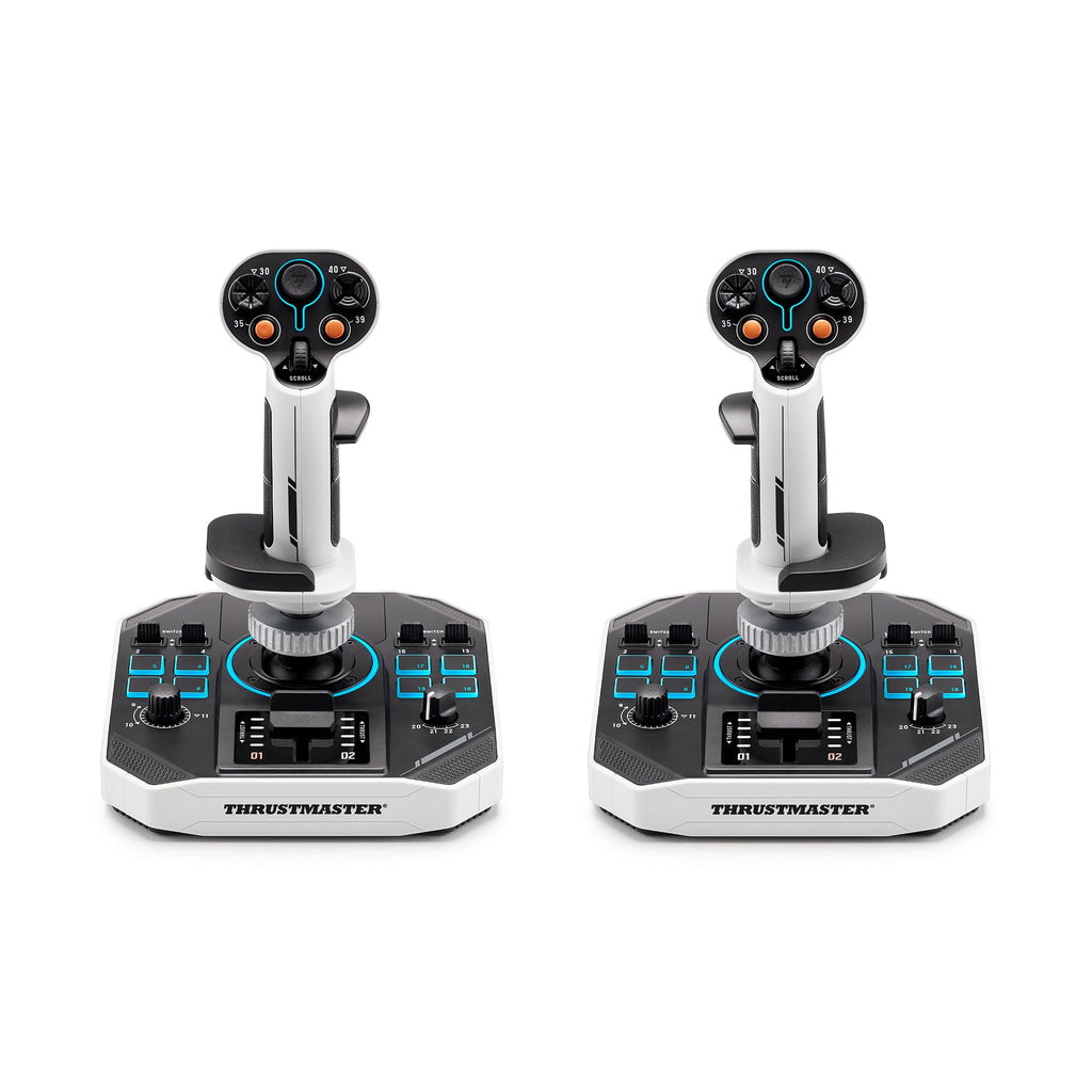 Thrustmaster Sol-R 2 HOSAS Space Sim Duo - Dual Flight Stick Set for PC - 88 Buttons, Magnetic Precision, Ambidextrous - Like New
