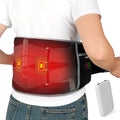 Comfytemp Cordless Heated Back Massager Pad - Portable Waist Belt for Lower Back & Period Pain, 3 Heat Levels, Auto-Off