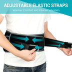 Comfytemp Cordless Heated Back Massager Pad - Portable Waist Belt for Lower Back & Period Pain, 3 Heat Levels, Auto-Off