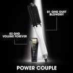 ghd Duet Style Hot Air Styler - Wet to Dry Hair Dryer Brush - White - No Heat Damage - All Hair Types - UK Plug - Very Good
