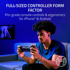 Razer Kishi V3 Mobile Gaming Controller for iPhone & Android - USB-C, Anti-Drift Sticks, Black - Like New