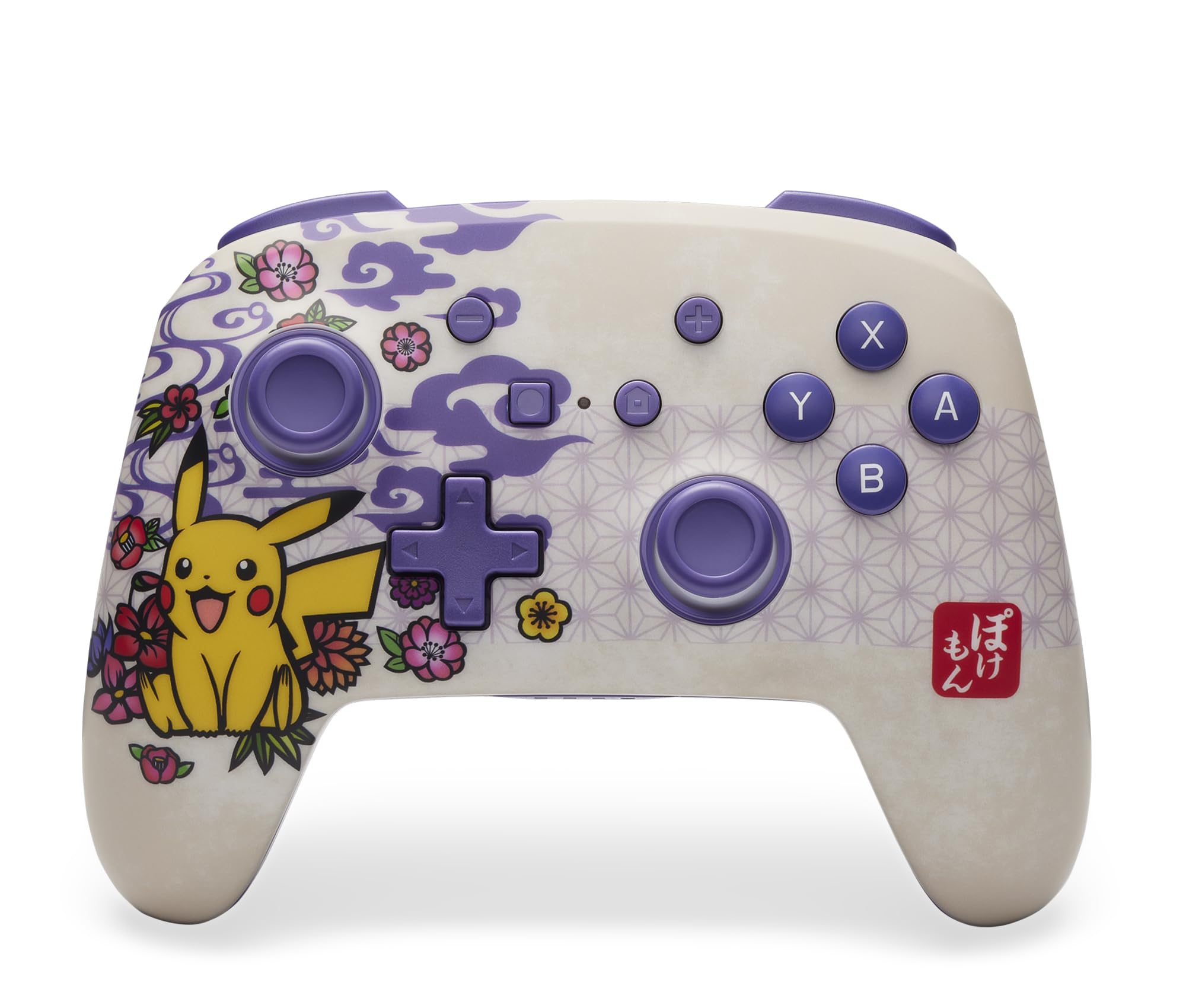 PowerA Enhanced Wireless Controller for Nintendo Switch, Switch Lite, OLED Model — Pokémon Blossom Bluetooth Gamepad - Like New
