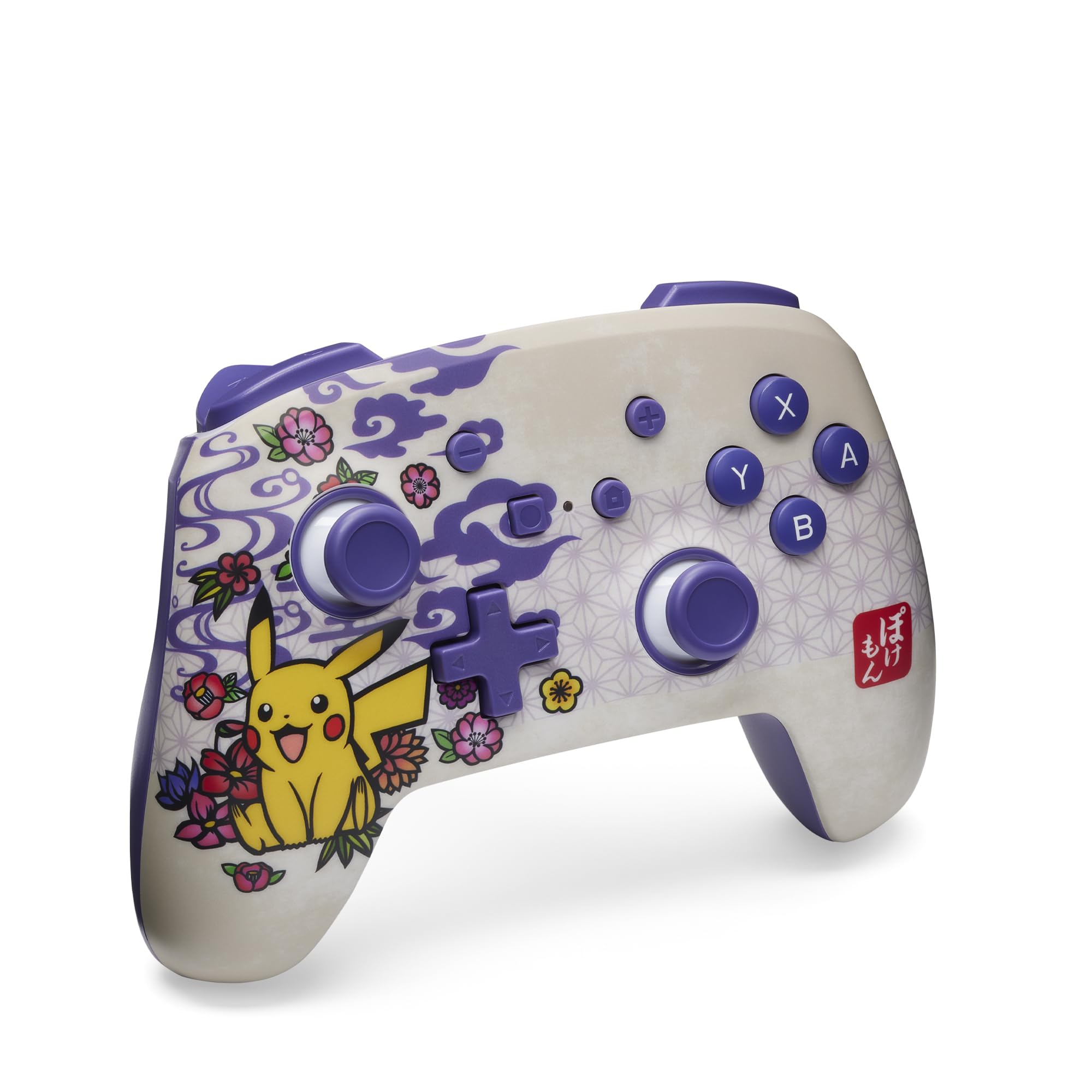 PowerA Enhanced Wireless Controller for Nintendo Switch, Switch Lite, OLED Model — Pokémon Blossom Bluetooth Gamepad - Like New
