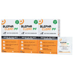 Blephaclean PF Daily Eyelid Wipes - 20 Sterile Plastic-Free Cleansing Wipes for Babies, Children & Adults - Damaged Box
