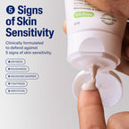 Cetaphil Daily Defence SPF 30 Moisturiser for Sensitive Skin - Mineral Sunscreen 50ml Face Cream - Damaged Box
