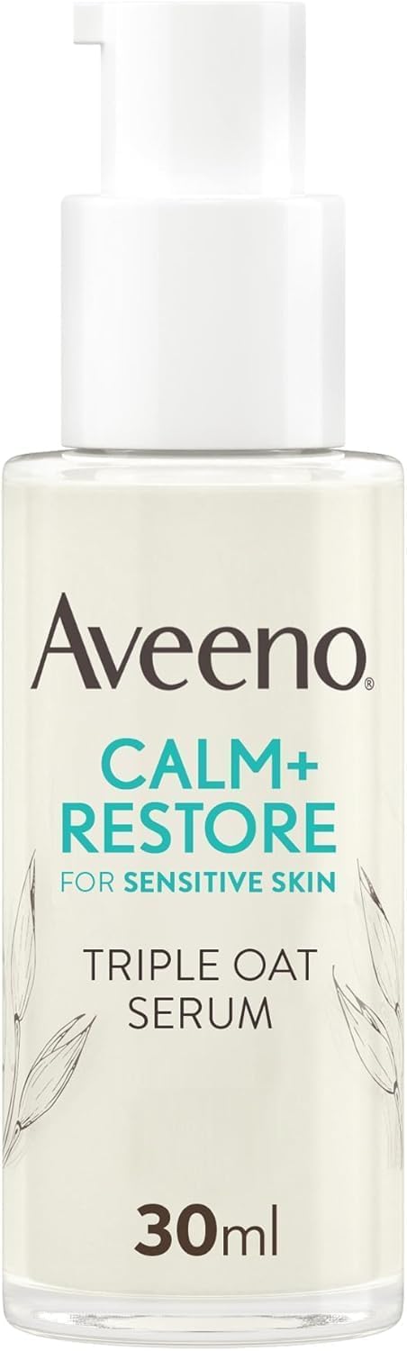 AVEENO CALM+RESTORE Triple Oat Serum - 30ml - Smoothing Face Serum for Sensitive Skin - New