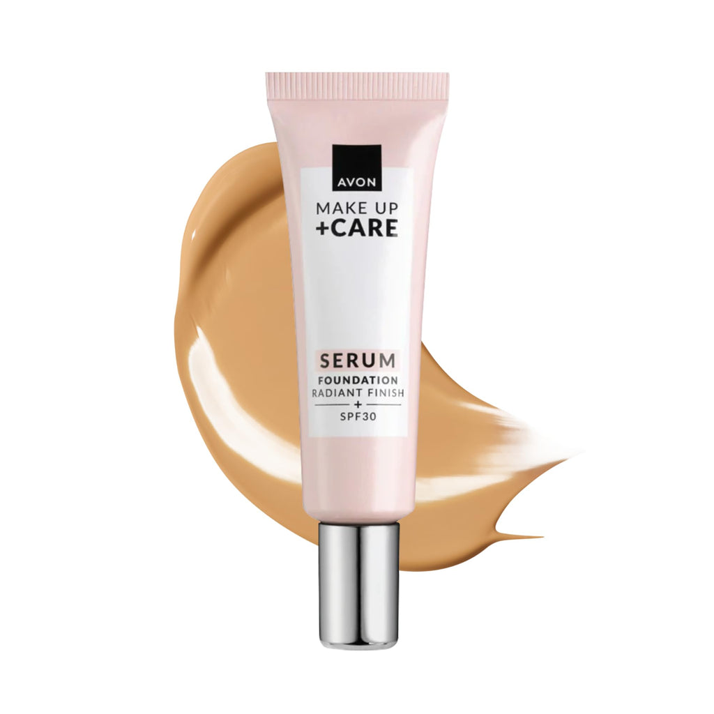 Avon Serum Foundation 30ml SPF 30 - Creamy Natural - Light-Medium Coverage, Cruelty-Free - New