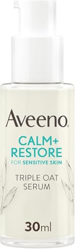 AVEENO CALM+RESTORE Triple Oat Serum - 30ml - Smoothing Face Serum for Sensitive Skin - New