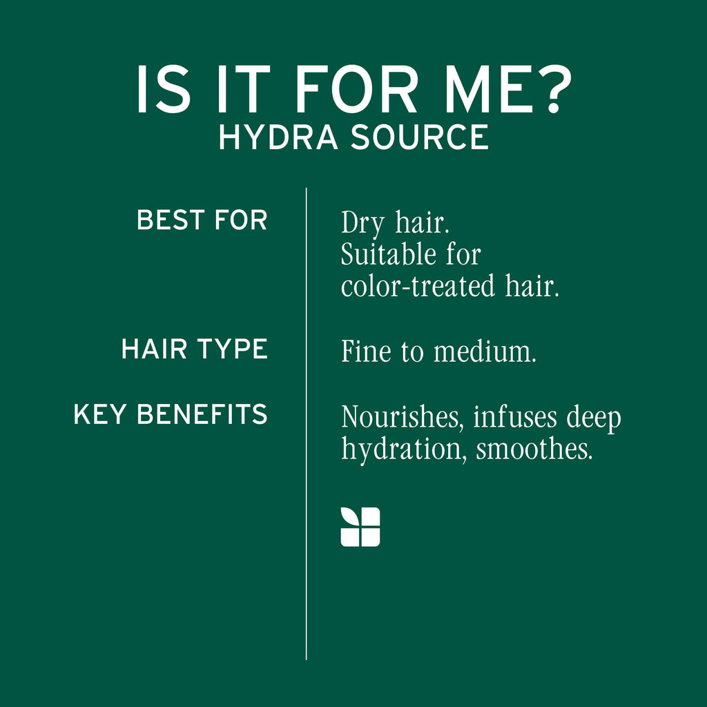 Biolage Hydra Source Deep Treatment Mask - Hydrating Hair Mask for Dry Hair - 100ml Single Pack - New