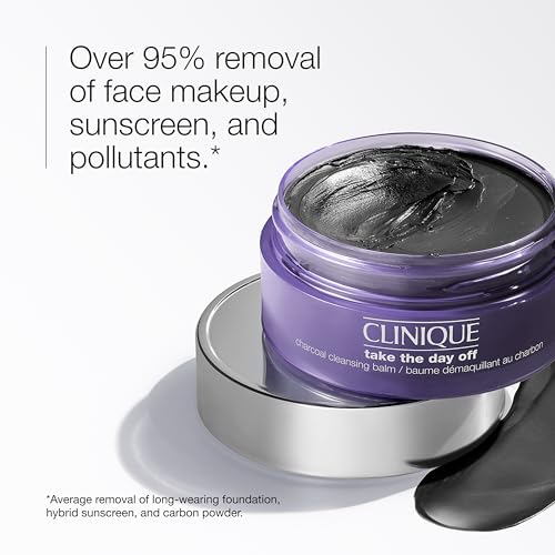 Clinique Take The Day Off Charcoal Cleansing Balm Makeup Remover 30ml Dissolves Makeup & Sunscreen - New