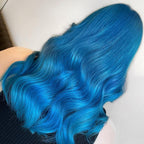 Crazy Color Semi-Permanent Hair Dye - Sky Blue Cobalt - 2 x 100ml Duo Pack Vegan Conditioning Formula - New