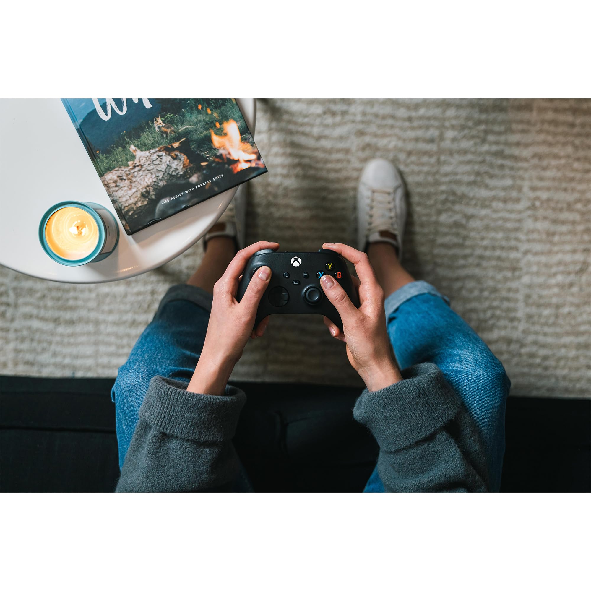 Xbox Wireless Controller - Carbon Black Series X|S, One, and Windows Devices - Like New